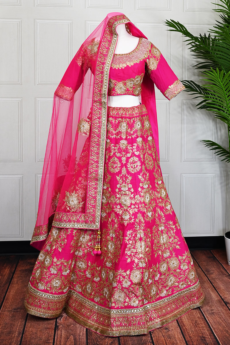 Fuchsia Pink Lehenga Choli