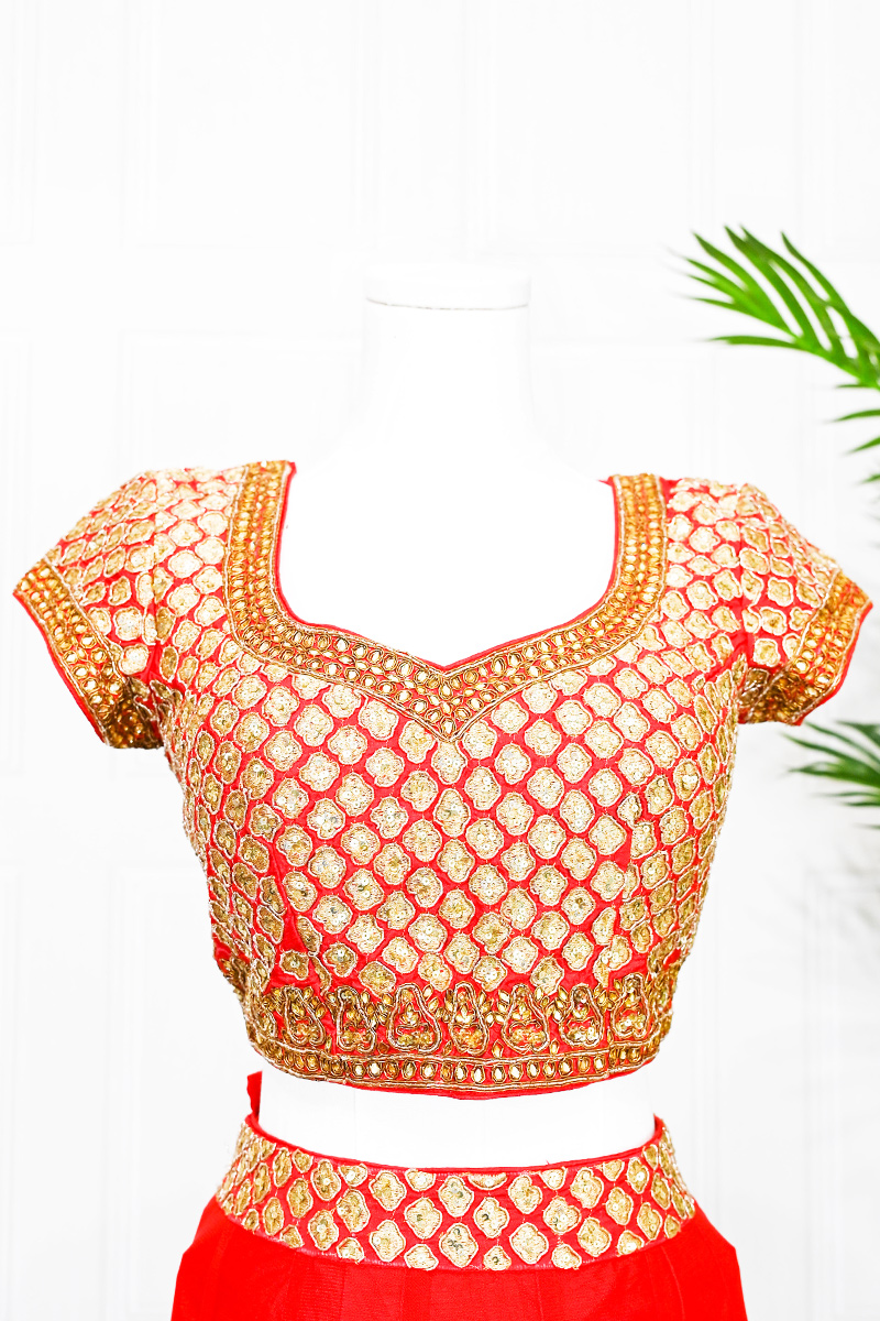 Red Lehenga Choli - Image 2