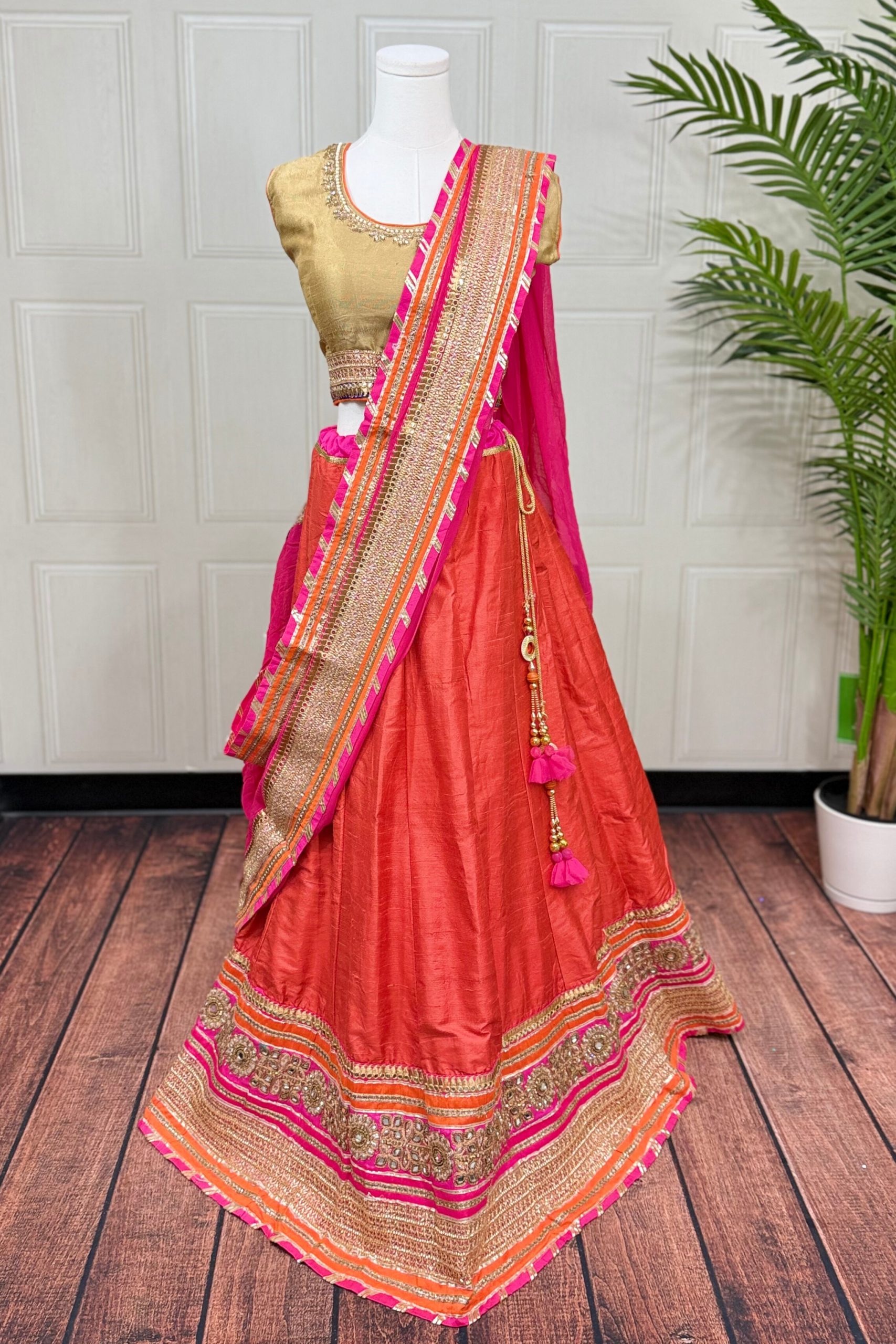 Sunrise Glam Mirror Lehenga